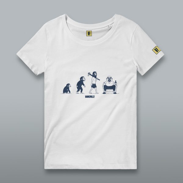 game over, evolution! unisex organic printed t-shirt
