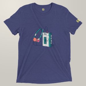 Walkman printed unisex t-shirt