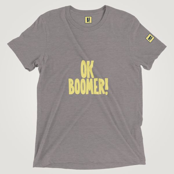 ok boomer print t-shirt