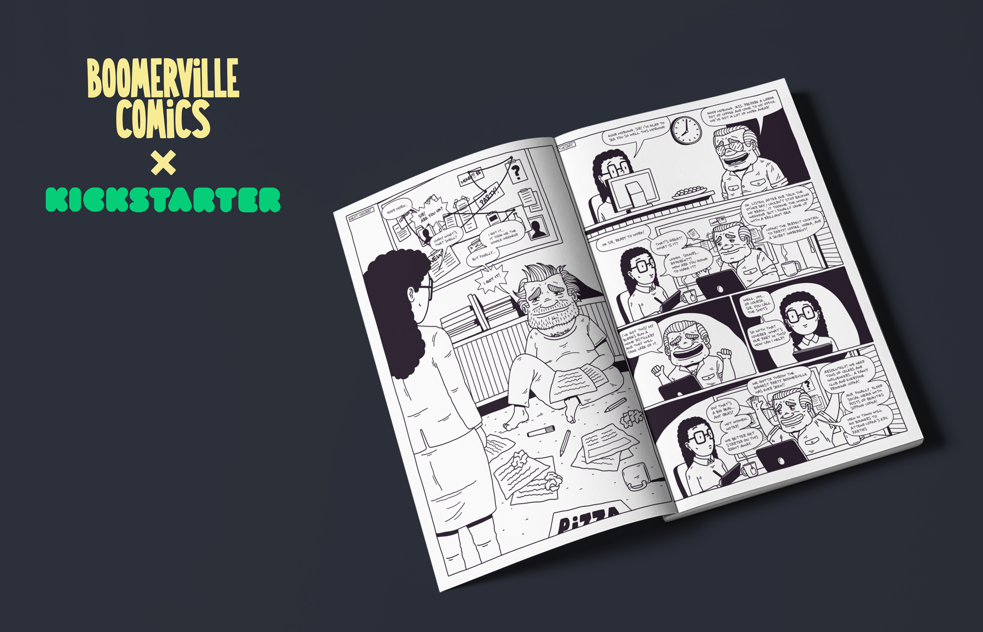 Boomerville Comics x Kickstarter